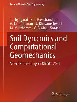cover image of Soil Dynamics and Computational Geomechanics